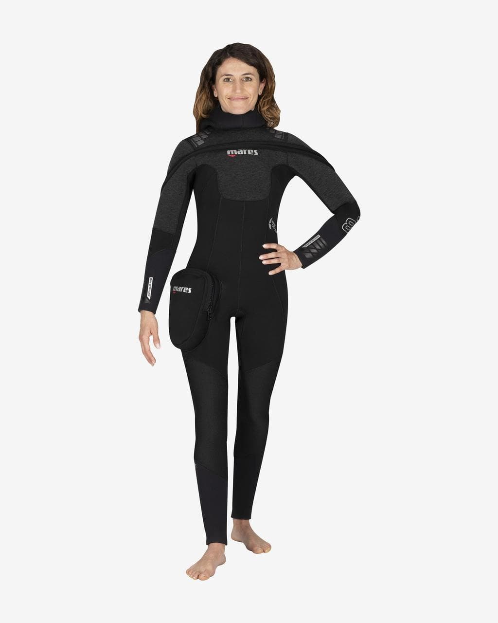 Combinaison semi-étanche avec cagoule Mares Pro Therm She Dives 8 mm noir femme - 5