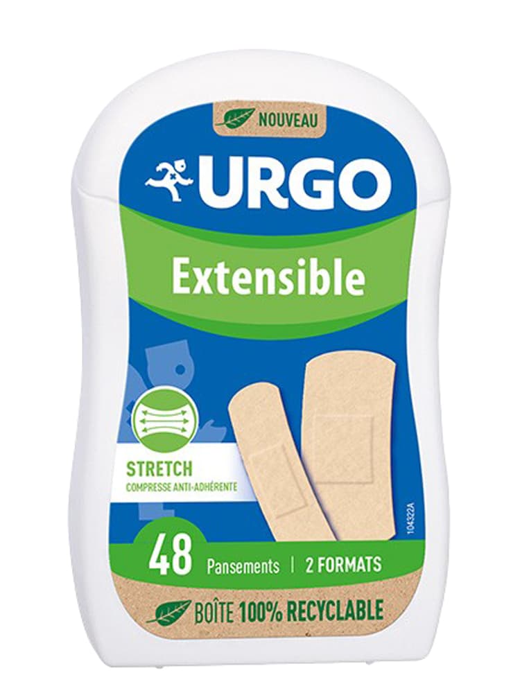 Urgo Protection Pansements Extensibles - Protège Vos Blessures Superficielles - 48 Pansements