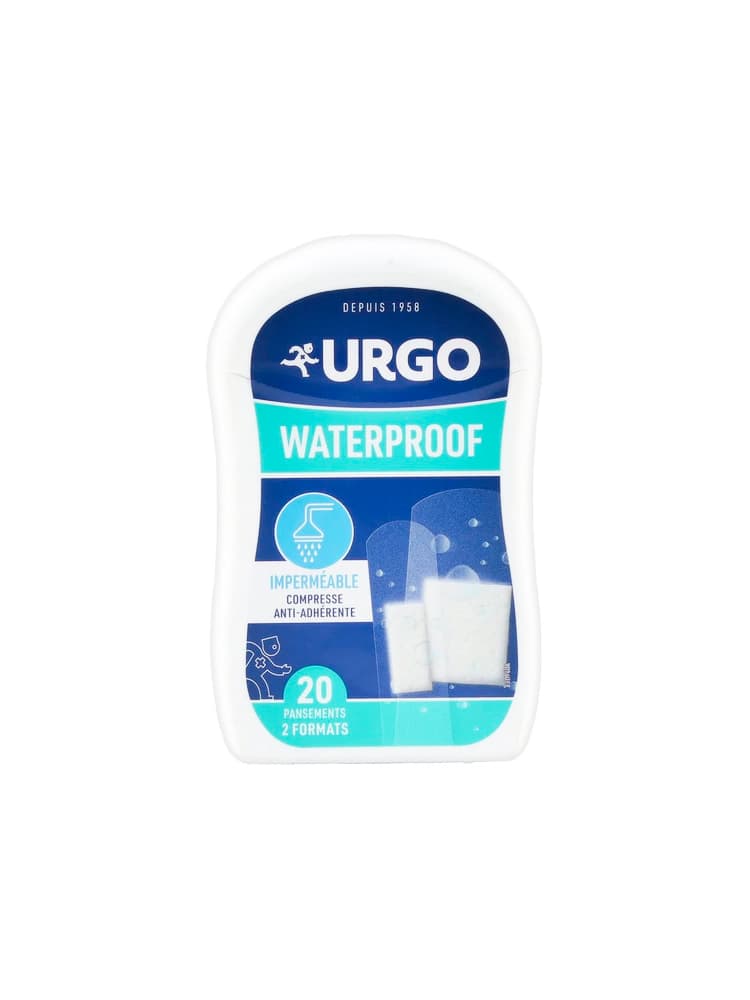 Urgo Protection Pansements Waterproof - Protège Vos Blessures Superficielles - 20 Pansements