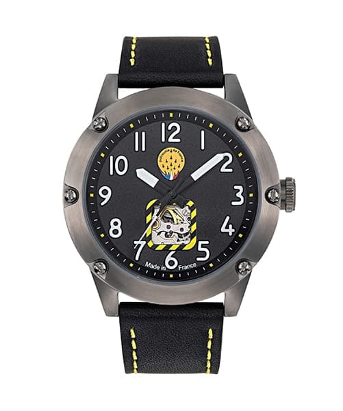 MONTRE PATROUILLE DE FRANCE TARMAC 701 MECA 23 NOIR