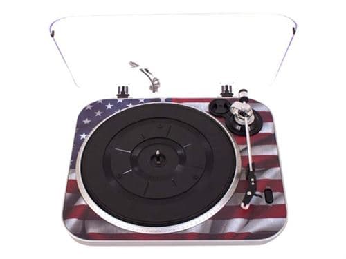 BigBen TD120 USA - Platine - blanc, bleu, rouge